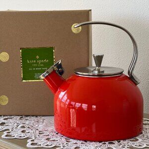 Kate Spade Lenox Whistling Tea Hot Water Kettle